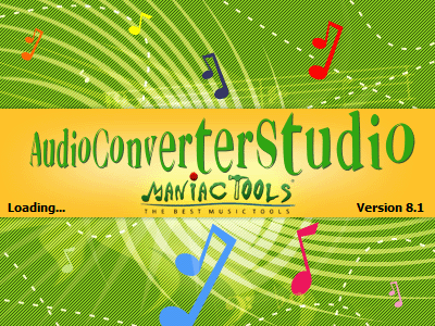 AudioConverter Studio - сплэш