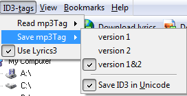 Save ID3 tags in Unicode