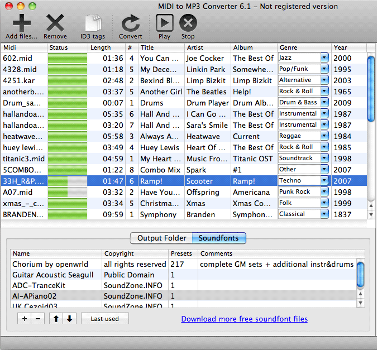 MIDI to MP3 Converter for Mac