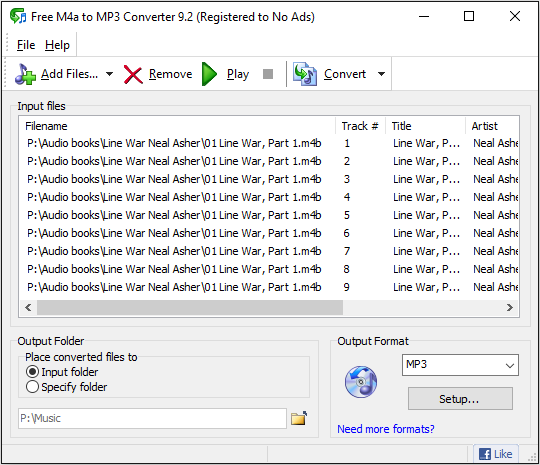What's new in M4a to MP3